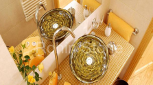 Tiger Eye Gold Sink