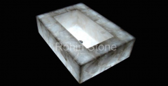 White Quartz Sink SEB