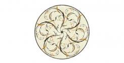 Italian Marble Medallion Inlay