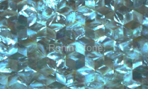 Overlay White MOP Rhombus Pattern